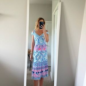 Lilly Pulitzer Iva Midi Dress Sz 6